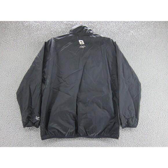 Dale Earnhardt Jr Jacket Mens Large Nascar #8 Windbreaker Chase Authentics Black - Picture 3 of 7